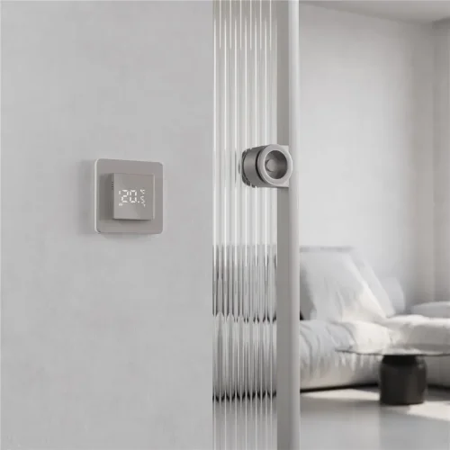 Рамка из поликарбоната на 1 пост Split дымчатый/белый, soft-touch W0013067 - фото 2