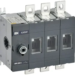 Выключатель-разъединитель ВРК 3п 250А без рукоятки KARAT IEK KA-VR10-3-0250