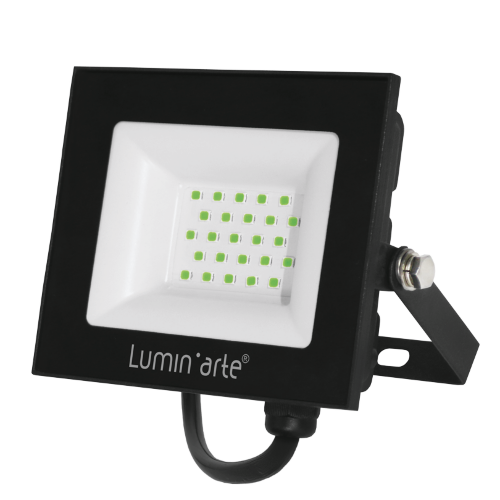 Светодиодный прожектор Luminarte LFL-30W/07 30Вт Зеленый цвет свечения IP65 - фото.