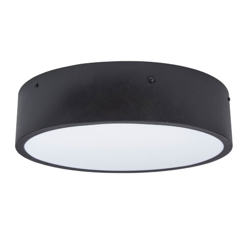 ULO-K40A 30W-4000К-R40 IP40 BLACK Светильник светодиодный накладной, Белый свет 4000K, Диаметр 400мм, Корпус черный - фото 1