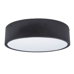 ULO-K40A 30W-4000К-R40 IP40 BLACK Светильник светодиодный накладной, Белый свет 4000K, Диаметр 400мм, Корпус черный