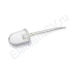 Светодиод ICL-10mm LE31 (red, 6000-8000mcd, clear)