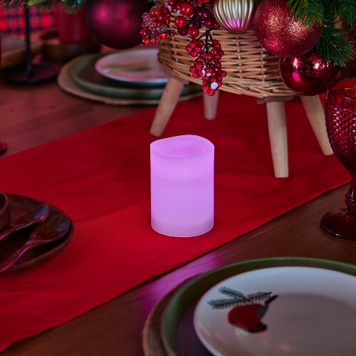 ULD-F052 RGB RC CANDLE Фигура светодиодная Свеча на батарейках 2АА не в-к, 7.5х10 см, 1 светодиод, RGB свет, Пульт ДУ в-к, TM Uniel - фото 12