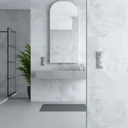 Выключатель одноклавишный (Hammaer серебряный) W1210006