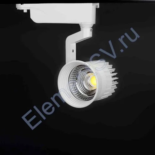 Светодиодный светильник трековый GDD-147 3L 3X10 (10W, White) - фото.