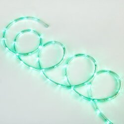 ULD-D50 8M-С08 IP44 GREEN Гирлянда светодиодная Дюралайт, 8м, С контроллером, Зеленый свет, Провод прозрачный