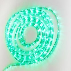 ULD-D50 8M-С08 IP44 GREEN Гирлянда светодиодная Дюралайт, 8м, С контроллером, Зеленый свет, Провод прозрачный