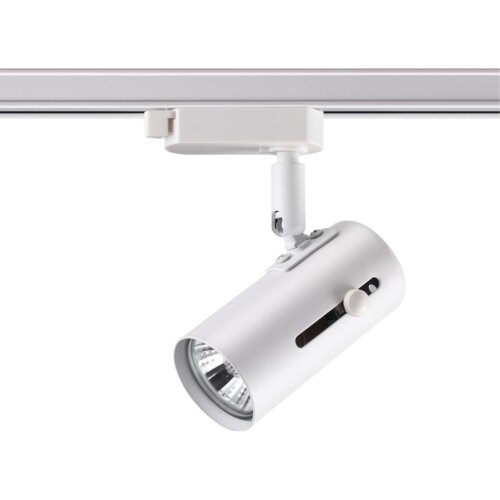 Светильник трековый однофазный трехжильный «Novotech» 370413, серия: PIPE (крепление к треку). Фото 1.