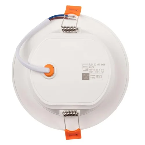 Светильник светодиодный PLED DL7 WH Downlight 10Вт 4000К 120х26мм IP54 ДВО встраив. Pro JazzWay 5042520 - фото 2