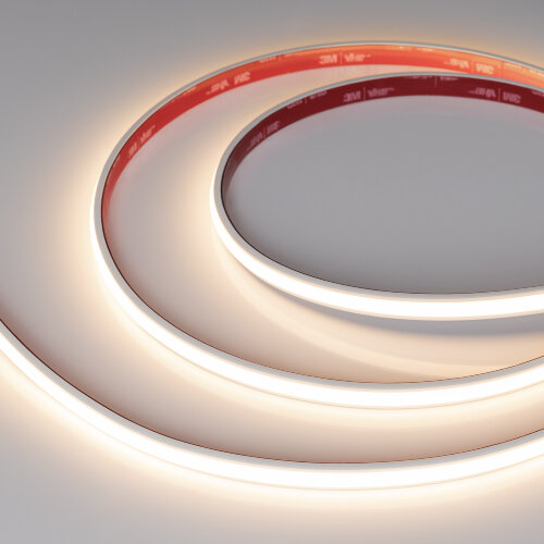 Светодиодная лента герметичная COB-PW-X480-10mm 24V Warm3000 (10 W/m, IP66, 5m) (Arlight, 5 лет) 045864 - фото