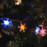 ULD-S0500-050-DTA MULTI IP20 SNOWFLAKES-3 Гирлянда светодиодная Снежинки-3, 5м, 50 светодиодов, Разноцветный свет, Провод прозрачный - фото 7