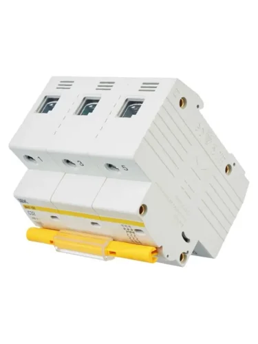 Выключатель автоматический модульный 3п C 32А 10кА ВА47-100 KARAT IEK MVA40-3-032-C - фото 6
