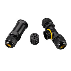 Коннектор NEO-GERM-5pin-Т-WTW (4-8mm) (Arlight, IP68) 030760