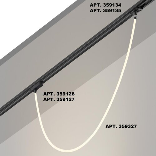 Светильник светодиодный "ГИБКИЙ НЕОН" «Novotech» 359327, серия: RAMO. Фото 2.