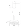 Подвесной светильник Plate 50260 LED - фото 6