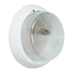 Светильник НБО 23-60-001 'Раунд' d220 1х60Вт E27 IP44 корпус бел. Элетех 1005500564