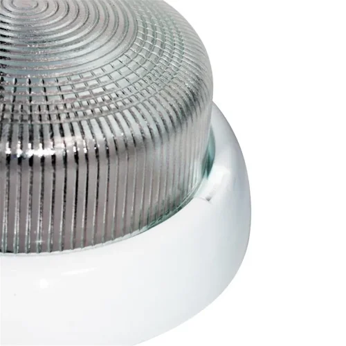 Светильник НБО 23-60-001 'Раунд' d220 1х60Вт E27 IP44 корпус бел. Элетех 1005500564 - фото 4