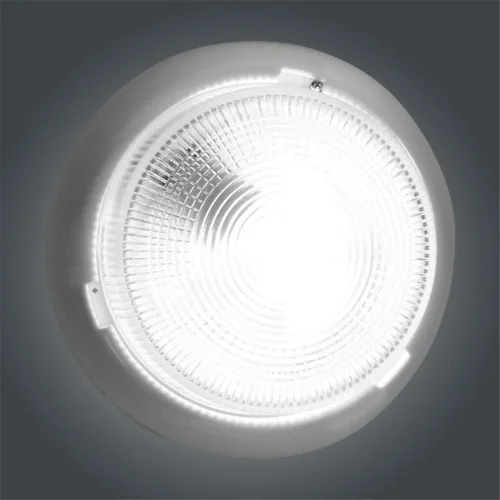 Светильник НБО 23-60-001 'Раунд' d220 1х60Вт E27 IP44 корпус бел. Элетех 1005500564 - фото 6