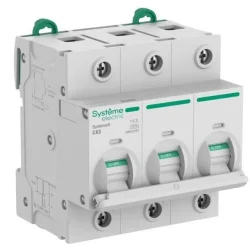 Выключатель автоматический 3п C 63А 10кА Systeme9 400В 27мм SE S9H32363