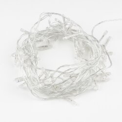 ULD-S0500-050-DTA GREEN IP20 Гирлянда светодиодная с контроллером, 5м, 50 светодиодов, Зеленый свет, Провод прозрачный