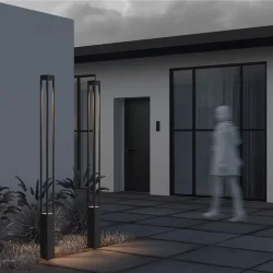 Садово-парковый светильник Elbe 3000К 25Вт IP 65 (Графит)