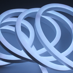 Неоновая Светодиодная лента SMD 220В 2835, 120 LED/м, 6 Вт/м, 220В , IP65, Цвет: Холодный белый, NE-2180-220-6-W-65 007375