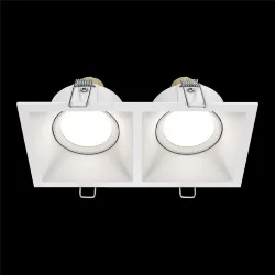 Встраиваемый светильник Dot GU10 2x10Вт (Белый)