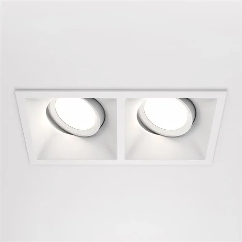 Встраиваемый светильник Dot GU10 2x10Вт (Белый) - фото 10