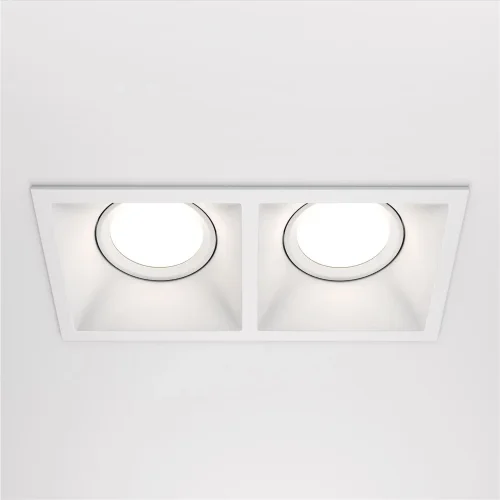 Встраиваемый светильник Dot GU10 2x10Вт (Белый) - фото 11