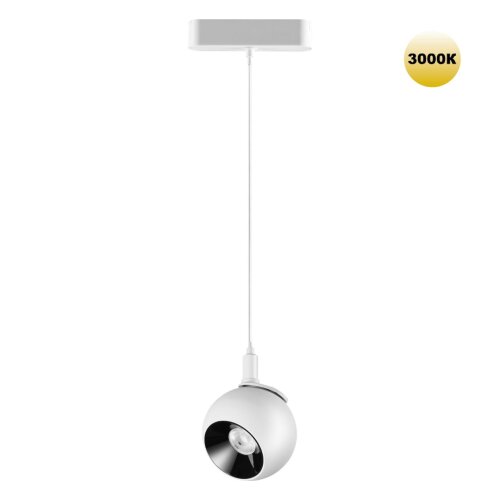 Подвес трековый светодиодный для низковольтного шинопровода «Novotech» 359265, серия: SMAL (крепление к треку). Фото 1.