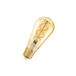 Лампа Эдисон 4.5W/2000K (=25W) DIM E27 | Vintage 1906 Edison GOLD FILAMENT | - OSRAM