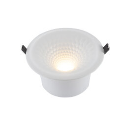 Встраиваемый светильник, IP 20, 4Вт, LED, белый, пластик, Denkirs DK3044-WH