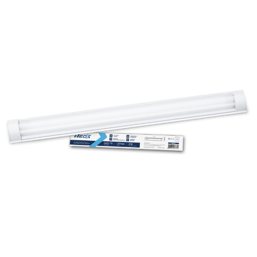 Светильник под светодиодную лампу SPO-405 2xLED-Т8-1200 G13 1200мм IP40 NEOX - Фото