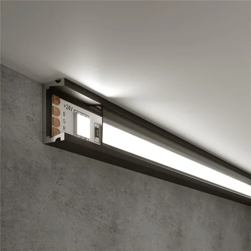 Накладной алюминиевый профиль для светодиодной ленты LL-2-ALP006 - фото