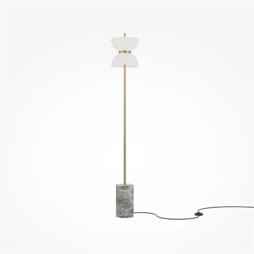 Напольный светильник (торшер) Kyoto 3000К 11Вт (Золото и серый) - фото 6