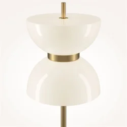 Напольный светильник (торшер) Kyoto 3000К 11Вт (Золото и серый)