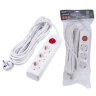 S-GCU3-7B WHITE Удлинитель серии Ultra, шнур 7м., 3 гнезда, 16A, с-з, Белый, TM Uniel - фото 6