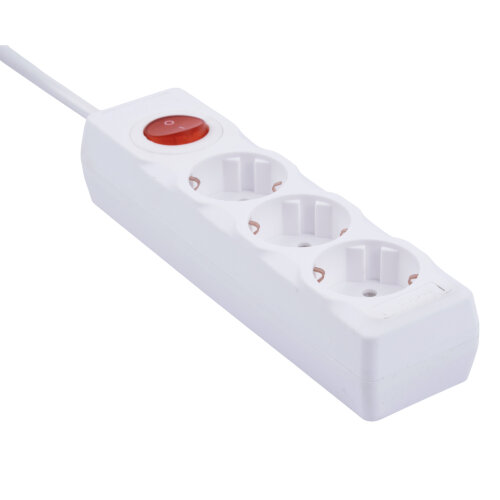 S-GCU3-7B WHITE Удлинитель серии Ultra, шнур 7м., 3 гнезда, 16A, с-з, Белый, TM Uniel - фото 2