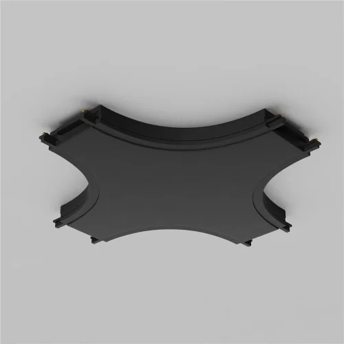 Коннектор питания X-образный Radity черный (Черный) - фото 4