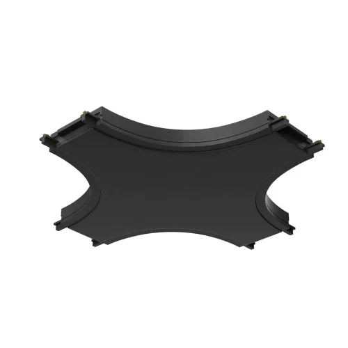 Коннектор питания X-образный Radity черный (Черный) - фото