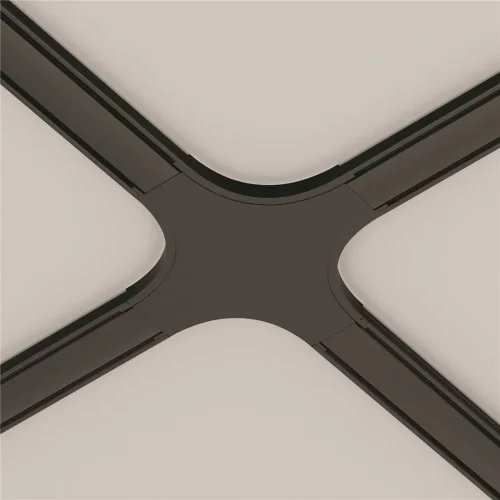 Коннектор питания X-образный Radity черный (Черный) - фото 2