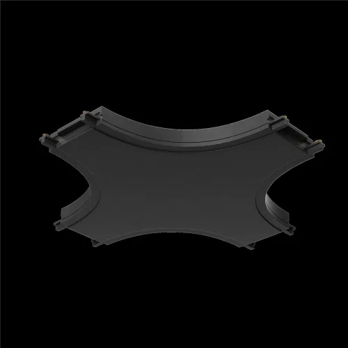 Коннектор питания X-образный Radity черный (Черный) - фото 7