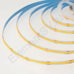 Светодиодная лента COB, 336 chip/m, yellow, 12V, IP20, A236