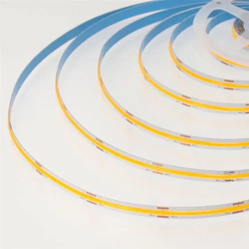 Светодиодная лента COB, 336 chip/m, yellow, 12V, IP20, A236 - фото II