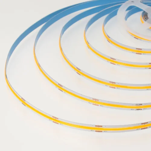 Светодиодная лента COB, 336 chip/m, yellow, 12V, IP20, A236 - фото IV