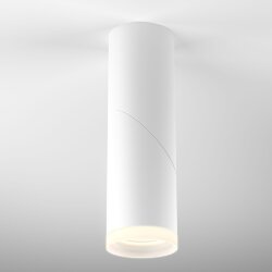 Накладной поворотный светодиодный светильник DLR036 12W 4200K белый матовый (043961)