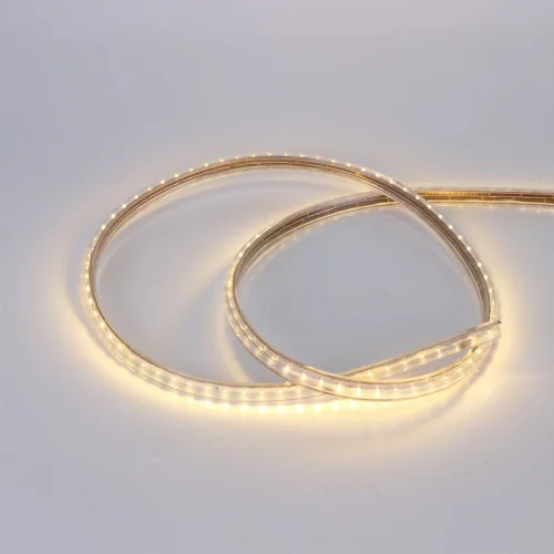 Светодиодная лента 220V 3014 120led warm white IP68 314B - фото I