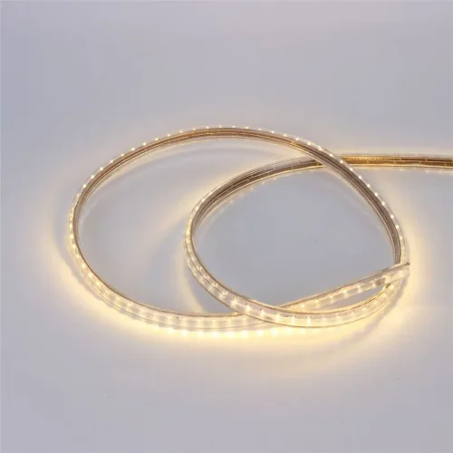 Светодиодная лента 220V 3014 120led warm white IP68 314B - фото I