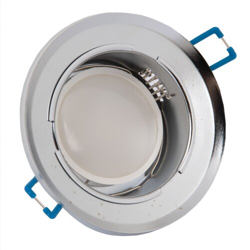 DLS-A201 GU5.3 IP44 CHROME Светильник декоративный встраиваемый, серия Arno, Без лампы, цоколь GU5.3, Металл, Хром - фото 8