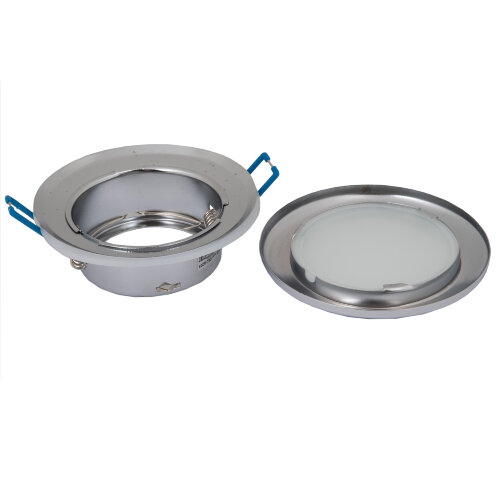 DLS-A201 GU5.3 IP44 CHROME Светильник декоративный встраиваемый, серия Arno, Без лампы, цоколь GU5.3, Металл, Хром - фото 9